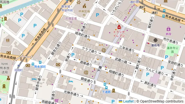 HANABI global kitchenの周辺地図
