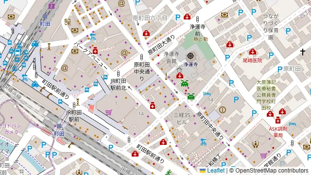 PUBLIC DARTS CLUB 町田店の周辺地図