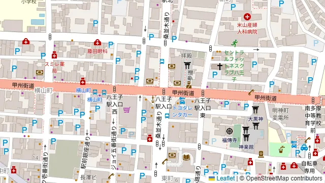 関根精肉店 八王子店の周辺地図