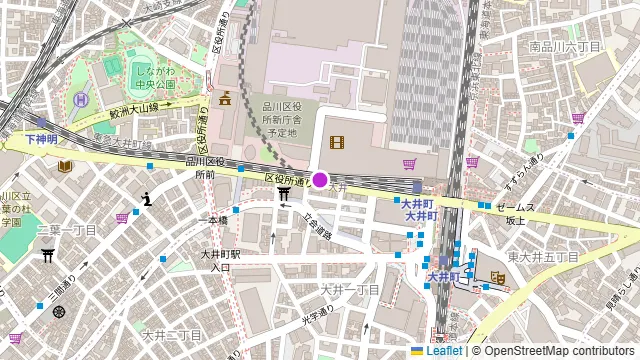 磯平 本店の周辺地図