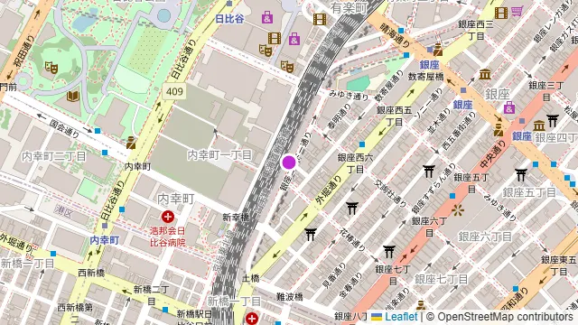 BBQ HOUSE東京の周辺地図