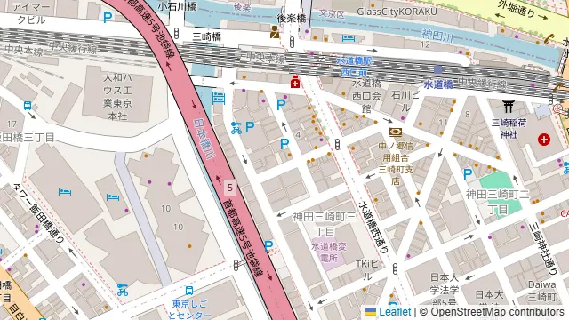 欲張りバル CANTINA 水道橋西口店の周辺地図