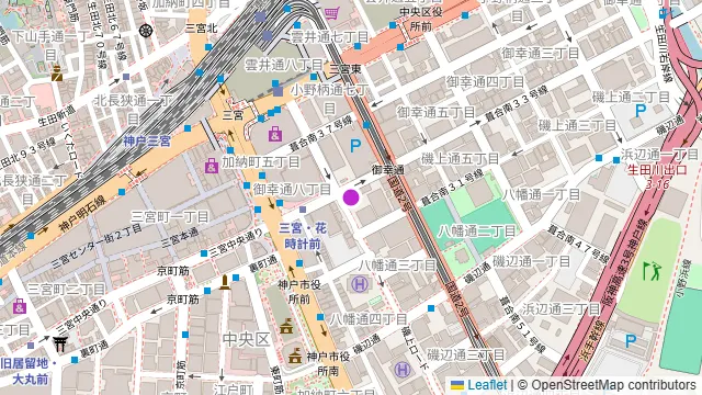 ラピュタ・ザ・フランダーステイル 三宮 神戸国際会館前店の周辺地図