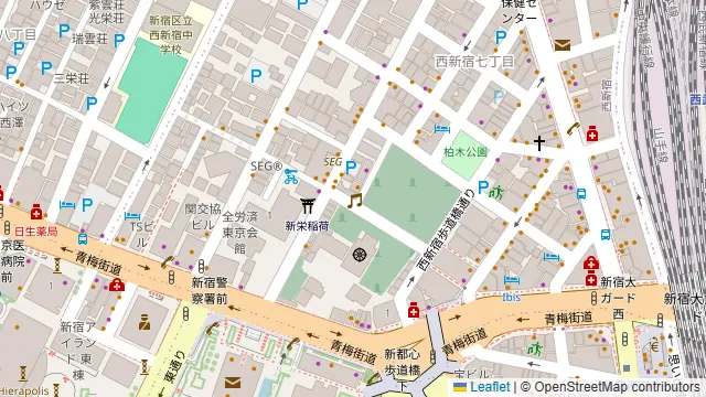ライブハウス新宿２１世紀の周辺地図
