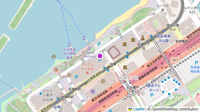 イタリアンダイニングカフェ ラ・ボエム お台場の周辺地図