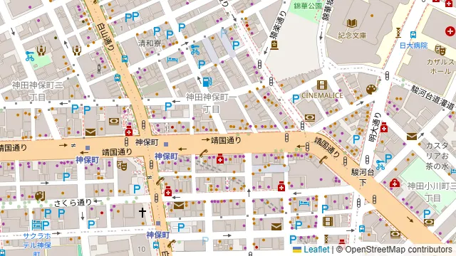 TIME SHARING 神保町 樋谷ビル5Aの周辺地図