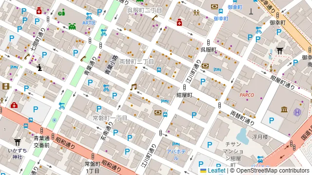 ORIENTAL LOUNGEの周辺地図