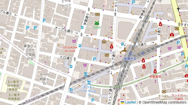 ひなたキッチンの周辺地図