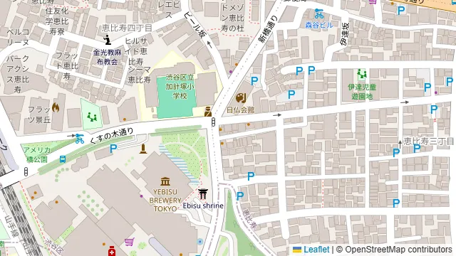 おだし 恵比寿店の周辺地図