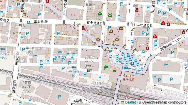 完全個室 古今の屋 八王子駅前店の周辺地図