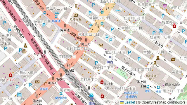 PORTSPACE関内203の周辺地図