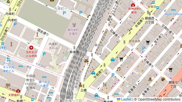 YEBISU BAR 銀座コリドー街店の周辺地図