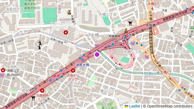 酒と麺 タイノタイ 池尻本店の周辺地図