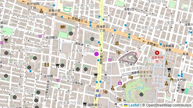 浅草ビューホテル スカイグリルブッフェ武藏の周辺地図