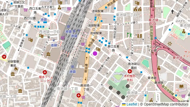 座135 池袋本店の周辺地図