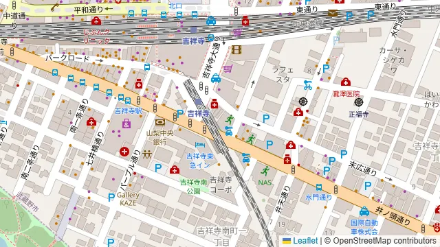 吉祥寺東急REIホテルの周辺地図