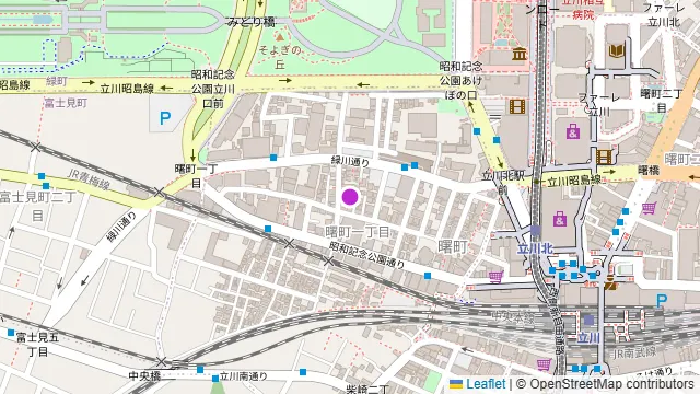U-SPACE 立川の周辺地図
