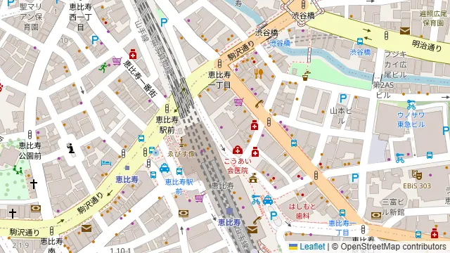 メデューサの周辺地図