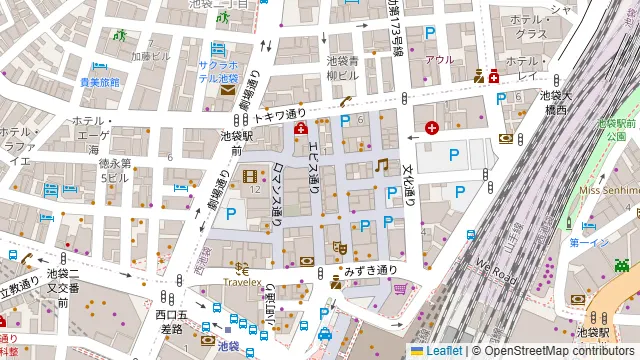魚と巻き串のお店 優男~まお~ 池袋本館の周辺地図