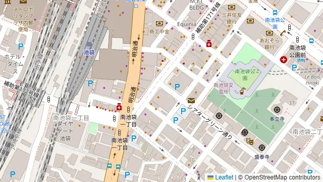 古城の国のアリスの周辺地図