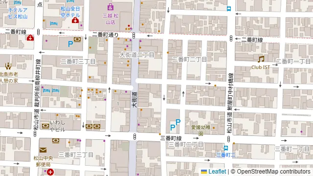 艶吉 二番町店の周辺地図