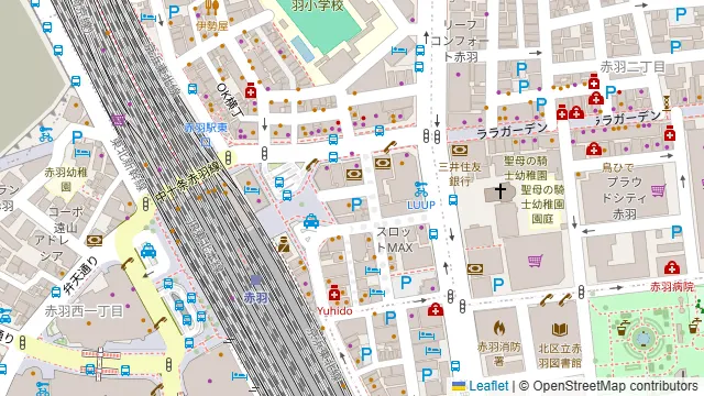 いいとこ鶏 赤羽店の周辺地図