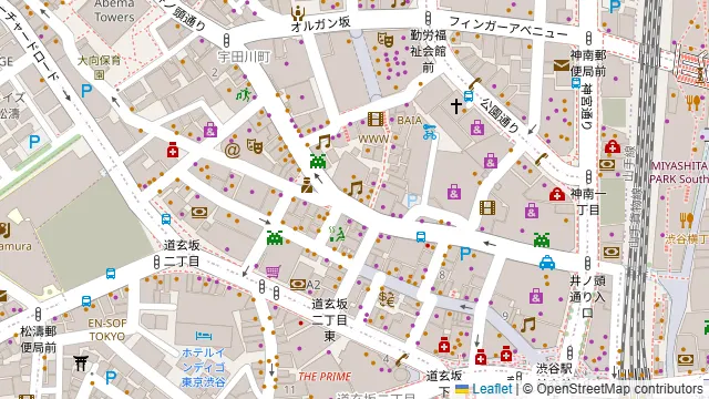 TK NIGHTCLUB TOKYOの周辺地図