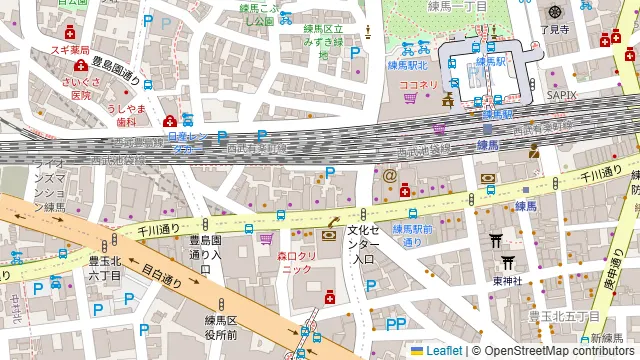 Churrasco Restaurant ALEGRIA Nerimaの周辺地図