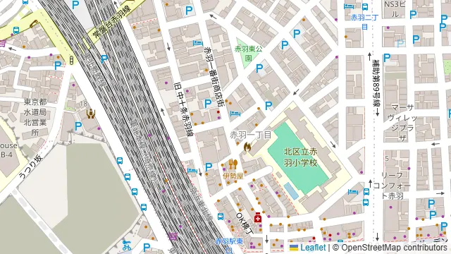 赤羽スペインクラブ TERATERAの周辺地図