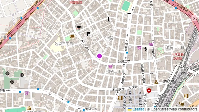 プロント 池袋東口の周辺地図