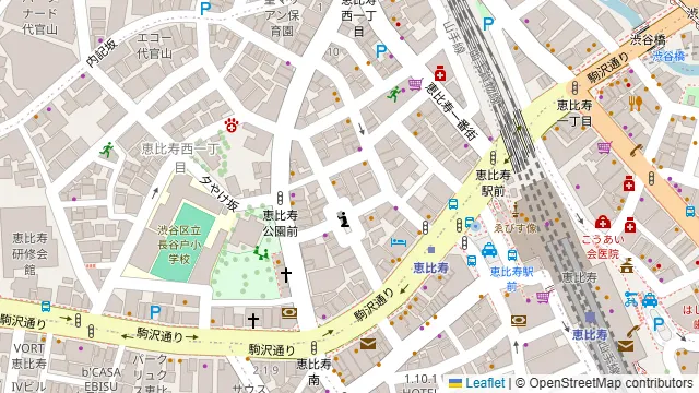 和酒和食 恵比寿 黒帯。の周辺地図