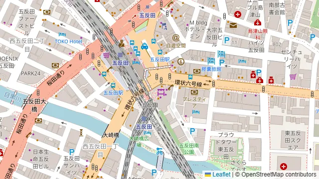 DON CONA CONERY 五反田の周辺地図