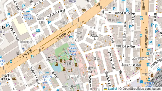 cafe＆bar Kinokoの周辺地図