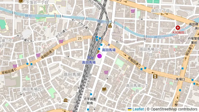 くいもの屋わん BIGBOX高田馬場店の周辺地図