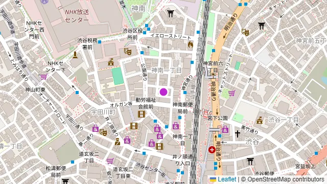 スタジオキャメロットの周辺地図