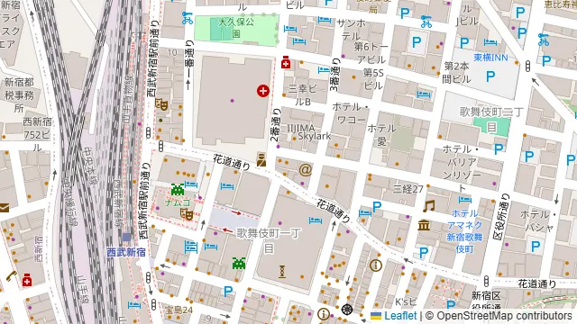肉バル カンパイ 新宿店の周辺地図