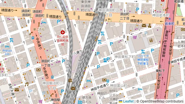 meat&wine BACCHUSの周辺地図