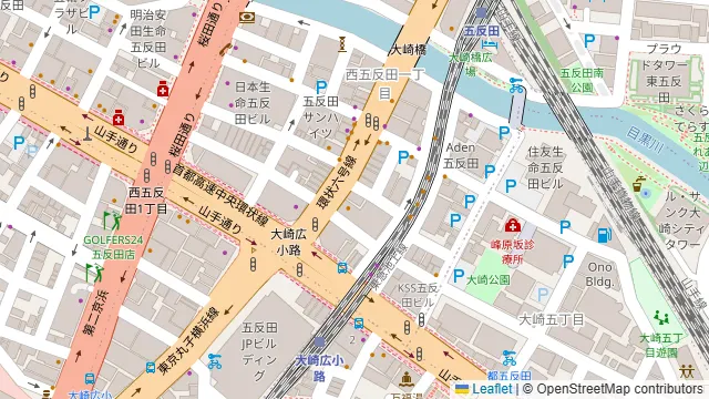 韓無量 五反田西口店の周辺地図