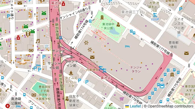 サンシャインクルーズ・クルーズの周辺地図