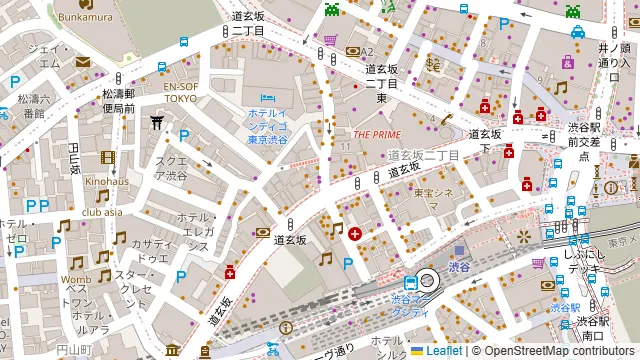 全席個室 炭火焼き鳥 もつ鍋 鳥ごころ 渋谷本店の周辺地図