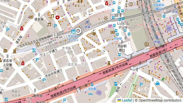 IGU & PEACE 渋谷の周辺地図