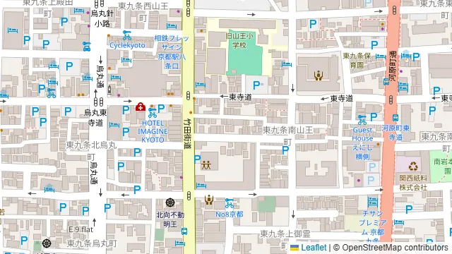 〈メロ京都駅前〉の周辺地図
