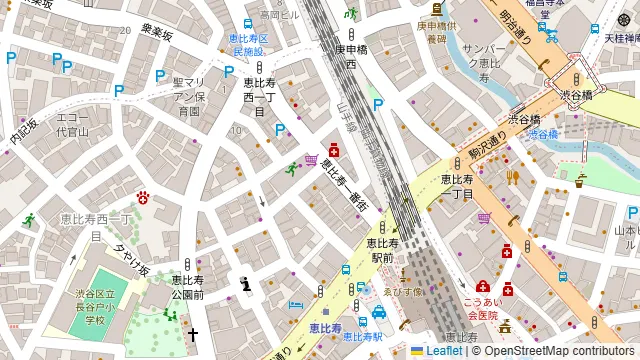 大衆居酒屋 恵比寿商店の周辺地図