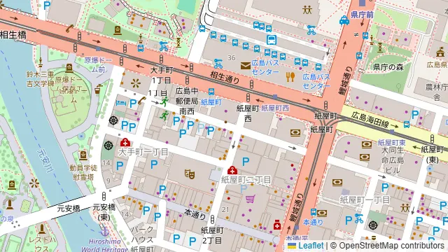 フィルスペ会議室《広島本通》の周辺地図