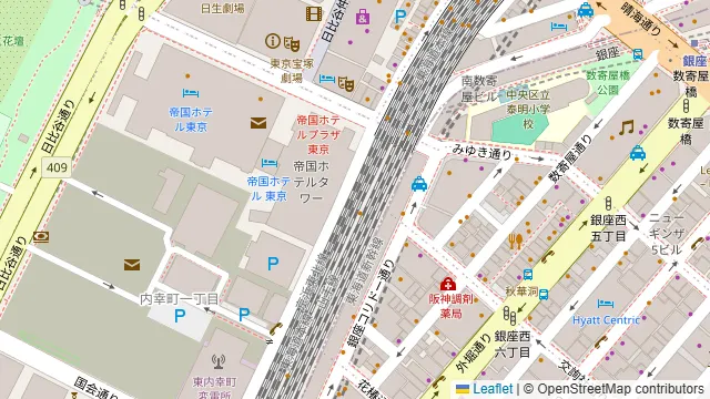 クックバーン トウキョウの周辺地図