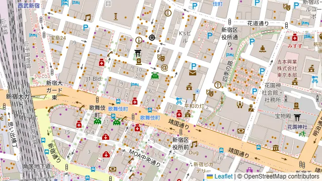 ALPHA PAPALA アルファ パパラ 新宿店の周辺地図