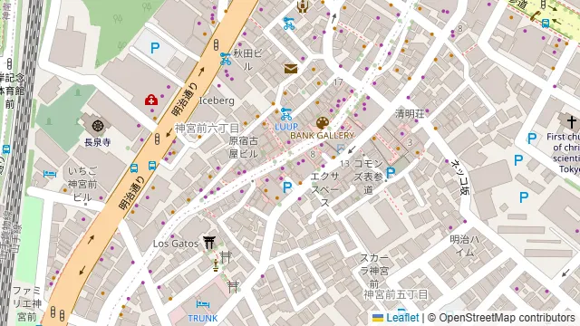 ルシェルブラン表参道の周辺地図