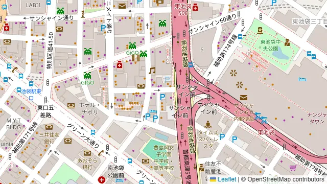 スタジオAmilia（アミリア）池袋の周辺地図