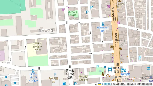 サカナビストロToMo 亀戸店の周辺地図