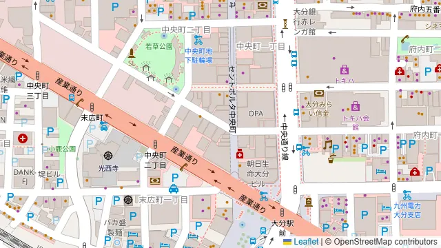 オロチと柊の周辺地図